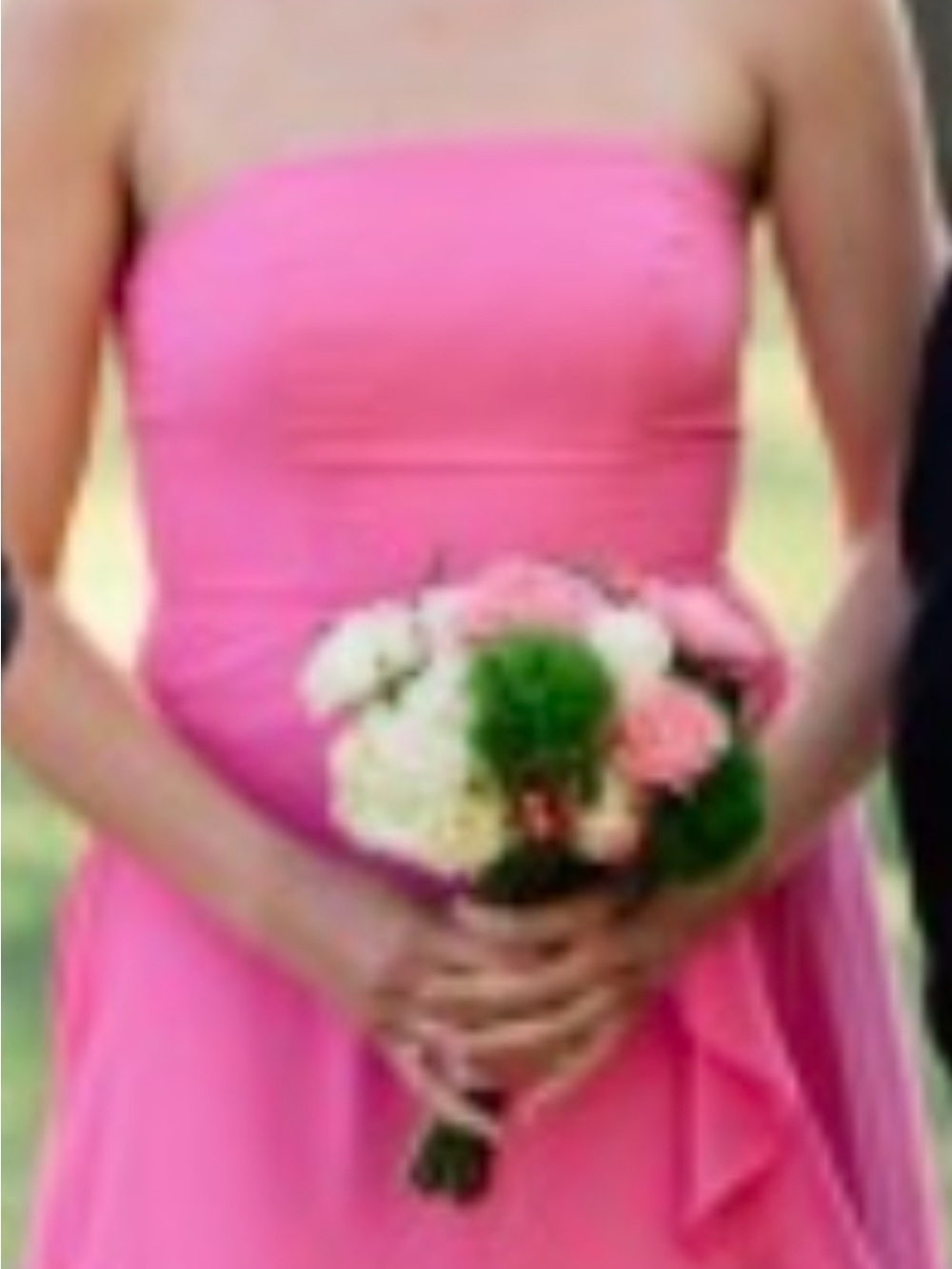 Birdy Grey Strapless Pink Bridesmaid Dress